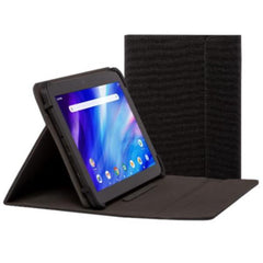 NILOX TECH - Custodia universale a libro per Tablet da 9.7" a 10.5" dimensione display, sistema di chiusura con lembo magnetico, 3 angoli di inclinazione