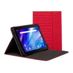 NILOX TECH - Custodia universale a libro per Tablet da 9.7" a 10.5" dimensione display, sistema di chiusura con lembo magnetico, 3 angoli di inclinazione