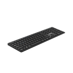 NILOX TECH - Tastiera connessione wireless DUAL (BT 5.2 e Dongle 2.4GHZ), ricaricabile tramite porta USB-C, cavo incluso, 110 tasti, layout italiano, connessione simultanea