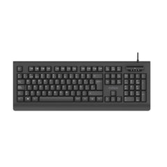 NILOX TECH - Tastiera con connessione USB-A, 105 tasti, layout italiano, lettore smart card, compatibile con ISO 7816, con lo standard PC/SC 2.0
