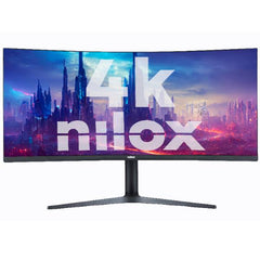 NILOX TECH - Monitor Gaming Curvo 34” 144Hz/UltraWide QHD/2HDMI/2DP/1ms