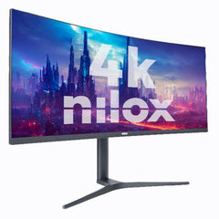 NILOX TECH - Monitor Gaming Curvo 34” 144Hz/UltraWide QHD/2HDMI/2DP/1ms