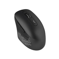 NILOX TECH - Mouse ottico, connessione wireless DUAL (Dongle 2.4 Ghz e wireless), 1600DPI, 6 pulsanti, ergonomico, funziona con pile AA(non incluse)