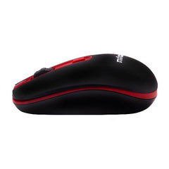 NILOX TECH - Mouse ottico, connessione wireless 2.4 Ghz, 1600DPI, ricezione fino a 10 metri di distanza, funziona con pile AA(non incluse), 4 tasti, design ergonomico