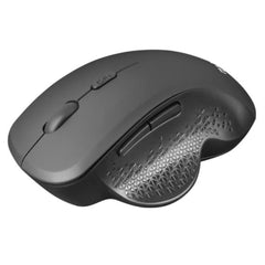 NILOX TECH - Mouse ottico, connessione wireless, ergonomico, 3200DPI, 6 tasti, funziona con pile AA (non incluse), interruttori Huano