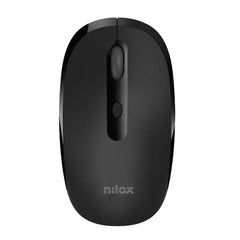 NILOX TECH - Mouse ottico, connessione wireless 2.4 Ghz, ricaricabile tramite porta USB-C, cavo incluso, 3200DPI, 4 tasti