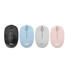 NILOX TECH - Mouse ottico, connessione wireless 2.4 Ghz, 1000DPI, 3 tasti, funziona con pile AA(non incluse)