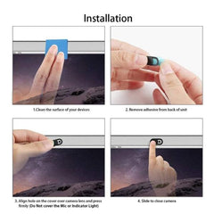 NILOX TECH - Cover slider copri webcam, scorrevole, 3 slider in confezione, ultra sottile