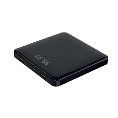 NILOX TECH - Powerbank slim, potenza massima 100 Watt. display LED integrato, 4 porte USB, 2 porte USB-C, 2 porte USB-A, capacità 20.000 mAh