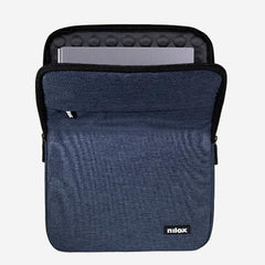 NILOX TECH - Custodia sleeve per Notebook fino a 15.6", imbottita, anti shock, cerniera in metallo, 2 ampi scomparti