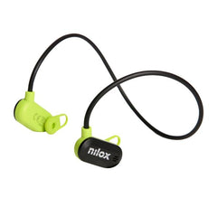 NILOX - Auricolari Sportivi wireless con funzione Cancellazione del rumore ambientale, tecnologia air conduction, doppio microfono, controllo remoto per musica e chiamate