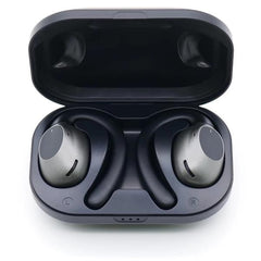 NILOX - Auricolari Sportivi wireless con funzione Cancellazione del rumore ambientale, tecnologia air conduction, doppio microfono, controllo remoto per musica e chiamate