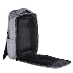 NILOX TECH - Zaino per Notebook/Laptop 15.6", materiale riciclato, 2 ampi scomparti, tasche esterne, spallacci imbottiti e regolabili