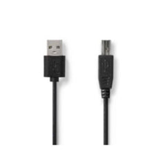 NILOX TECH - Cavo con connettore USB-A 2.0 a connettore USB-B 2.0, maschio a maschio, lunghezza cavo 3 mt, schermato, velocità max trasferimento 480 Mbit/s