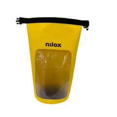 NILOX - Borsa stagna con capienza 5L, utilizzo Outdoor, prodotta in Tarpaulin PVC, resistente all'acqua IPX6, chiusura roll-top