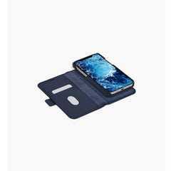 New York - Custodia in pelle Saffiano per iPhone 12/12 Pro - Blu