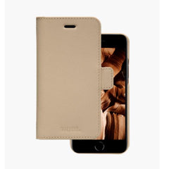 New York - Custodia in pelle Saffiano per iPhone SE/8/7 - Rosa Sabbia