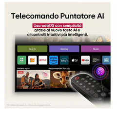 77 OLED EVO C5 4K UHD BASE CENTRALE WEBOS25