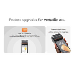 V3 DISPLAY 6,75" , 2D SCANNER, WIFI, LTE, BTLE, 3GB/32GB, DOPPIA CAM, STAMPANTE 58MM, NFC, ANDROID 13 GMS