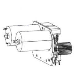 Kit Ribbon Drive System New Design ZE500 RH Series. This item is only for RH ZE500 printers that currently have ribbon drive motor 44197-502 installed.