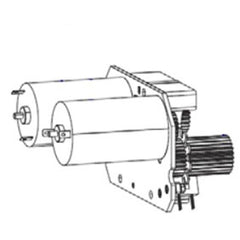 Kit Ribbon Drive System New Design ZE500 LH Series. This item is only for LH ZE500 printers that currently have ribbon drive motor 44197-502 installed.
