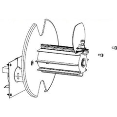 Kit, Media Rewind Spindle with Motor and PCB, ZT410, ZT411