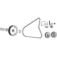 Kit Rewind Drive System (includes pulleys and belt for all dpi) ZT600 Series