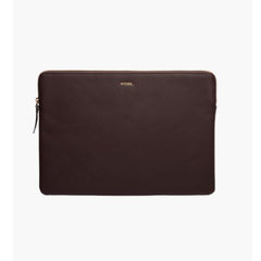 Paris - Sleeve in Pelle Saffiano per Laptop 15”/MacBook Pro 16” - Marrone