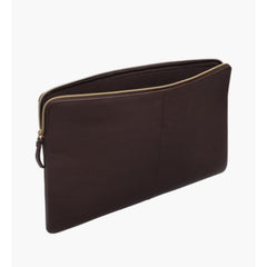 Paris - Sleeve in Pelle Saffiano per Laptop 15”/MacBook Pro 16” - Marrone