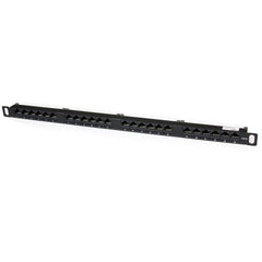 Quadro per prese 0,5U Cat5e a 24 porte