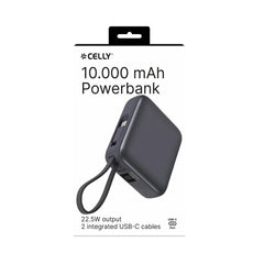 PBCABLE22W10000 - 22,5 W Powerbank 10000 mAh with cable