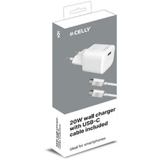 PC2TC20WUSBCCAB - 20W USB-C Wall Charger with USB-C Cable [PROCOMPACT2]