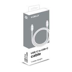 PC2USBCUSBC - Cavo USB-C a USB-C, lunghezza 1 metro, potenza massima 65 Watt [PROCOMPACT2]