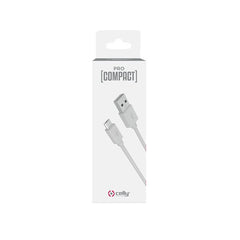 PCUSBMICRO - Cavo USB-A a Micro Usb, lunghezza 1 metro, potenza massima 12 Watt