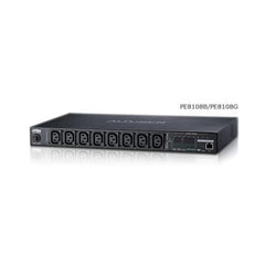 PDU eco con tecnologia di misurazione e commutazione prese 1U 15A/10A 8-prese