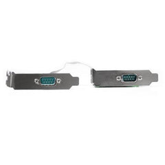 Scheda PCI Express seriale nativa basso profilo a 2 porte RS-232 con 16550 UART
