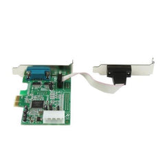 Scheda PCI Express seriale nativa basso profilo a 2 porte RS-232 con 16550 UART