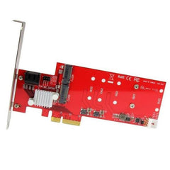 Scheda PCI Express Controller 2x M.2 NGFF SSD RAID con 2 Porte SATA III