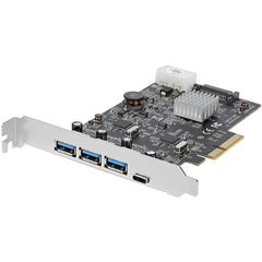 Scheda PCIe 4 Porte USB 3.1 - 3x USB-A a 1x USB-C