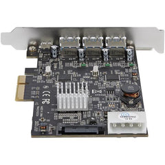 Scheda PCIe 4 Porte USB 3.1 - 3x USB-A a 1x USB-C