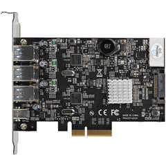 Scheda PCIe 4 Porte USB 3.1 - 3x USB-A a 1x USB-C