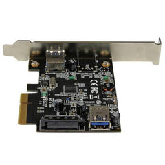 Scheda PCIe USB 3.1 a 2-porte (10Gbps) - ext/int