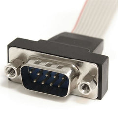 Cavo per montaggio a pannello seriale maschio 9 pin a collettore scheda madre 10 pin da 40 cm ca.