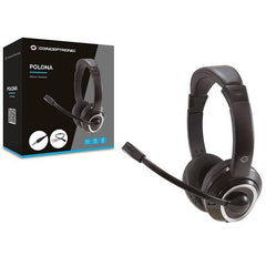 CUFFIE PROFESSIONALI STEREO 3.5mm con Microfono e Controllo Remoto (Cavo Splitter incluso)
