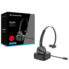 AURICOLARE WIRELESS BLUETOOTH con DOCK per ricarica, adattatore audio BT, Microfono