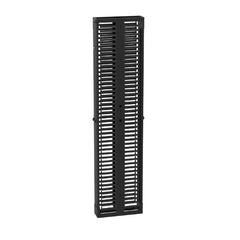 Passacavi verticale a doppia faccia PR2V, 45RU, nero