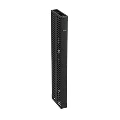 Passacavi verticale a doppia faccia PR2V, 45RU, nero