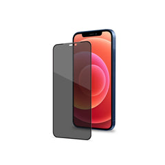 PRIVACY FULL GLASS - Vetro 9H con effetto Privacy e bordo colorato nero compatibile con Apple iPhone 12 Mini