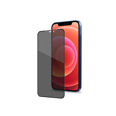PRIVACY FULL GLASS - Vetro 9H con effetto Privacy e bordo colorato nero compatibile con Apple iPhone 12 Mini