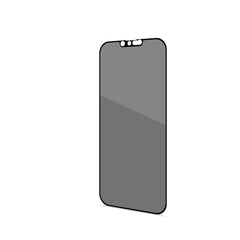 PRIVACY FULL GLASS - Vetro 9H con effetto Privacy e bordo colorato nero compatibile con Apple iPhone 14/ iPhone 13 Pro/ iPhone 13